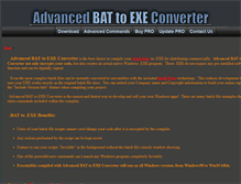Tablet Screenshot of battoexeconverter.com